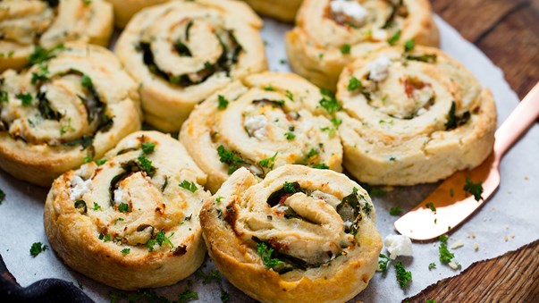 Yummy Savoury Cheese Scrolls