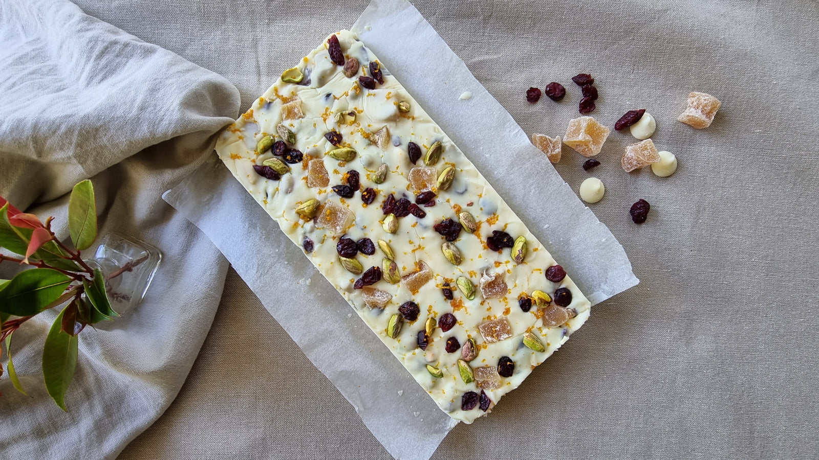 White Chocolate Festive Fudge