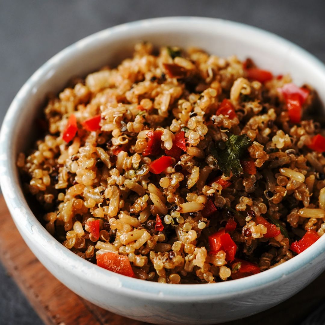 Millet & Red Pepper Pilaf