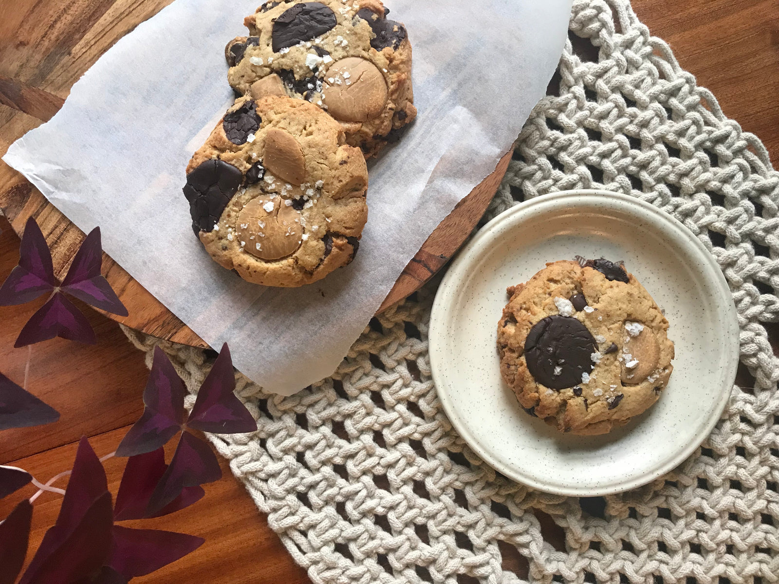 Salted Choc Chunk Cookies