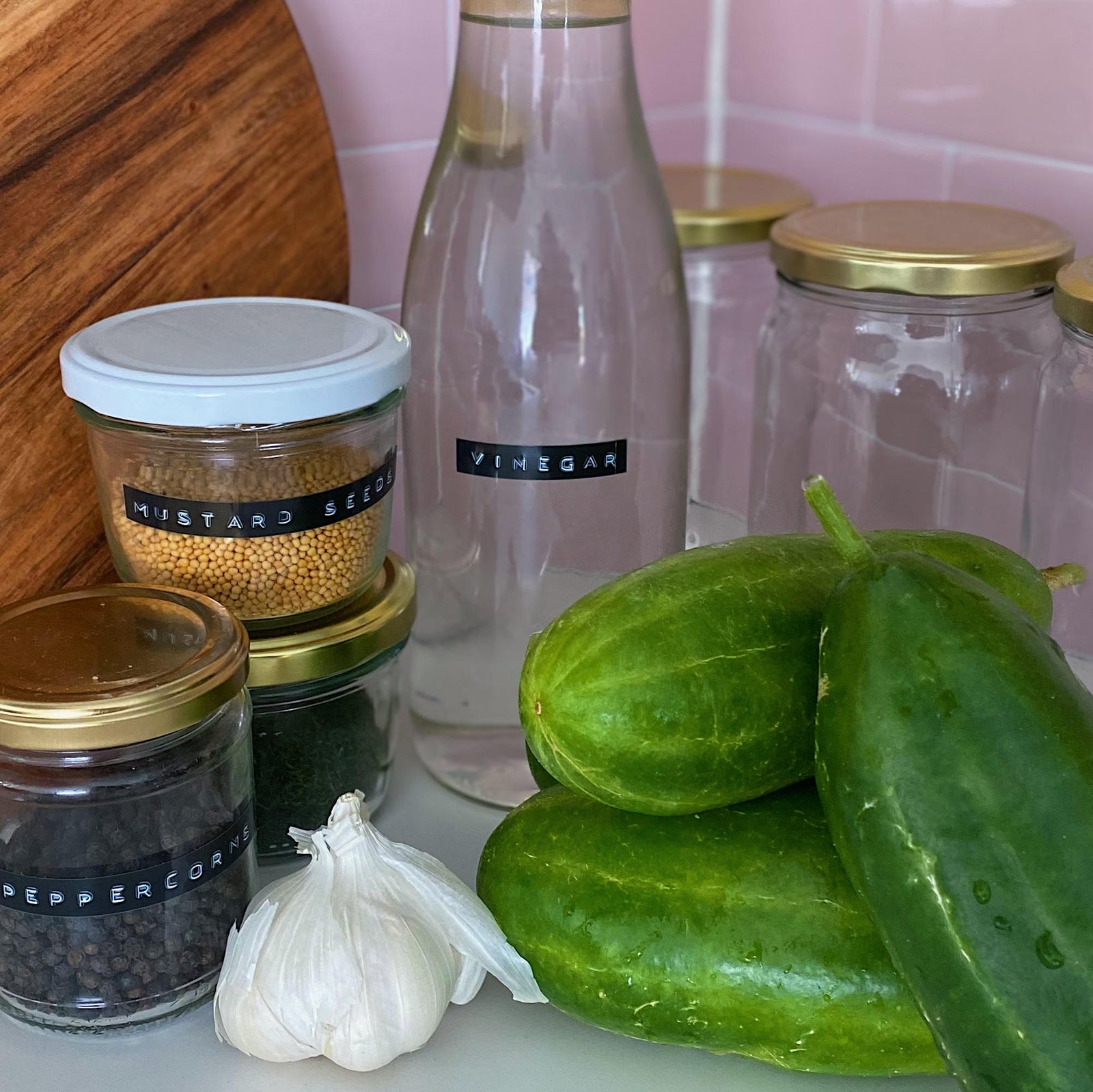 Pickled Cucumber Spears