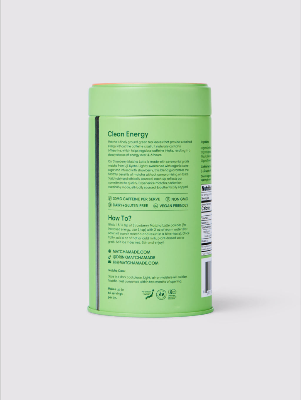 Matcha Strawberry Latte