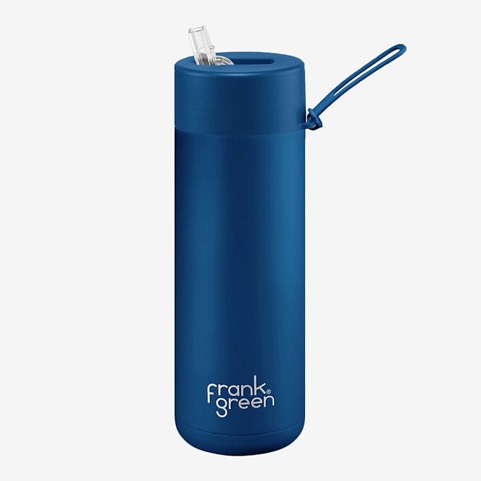 Frank Green Ceramic Reusable Bottle with Straw Lid 20oz