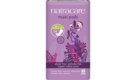 Natracare Regular Maxi Pads 14s