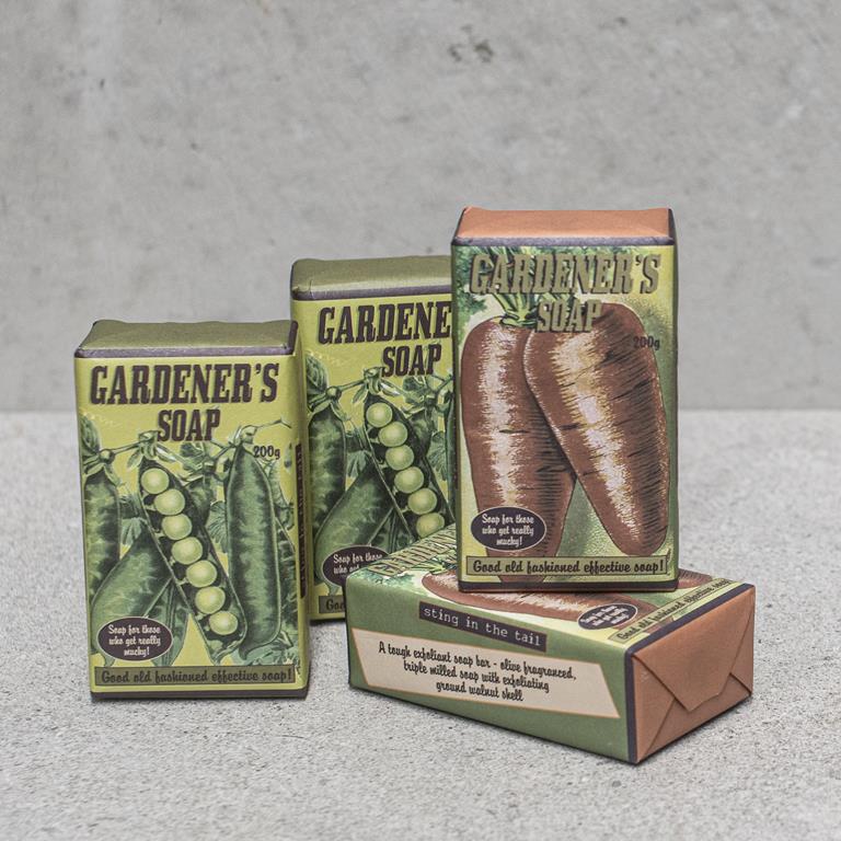 Gardener Soap Carrot Design