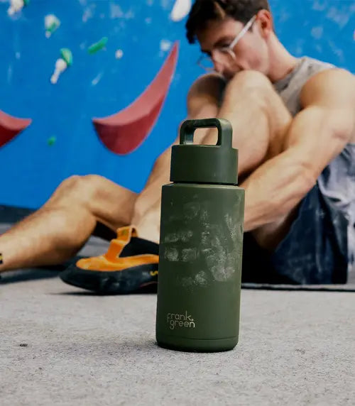 Frank Green Ceramic 34oz Reusable Bottle with with Grip Lid