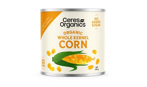 Organic Corn Kernels 340g