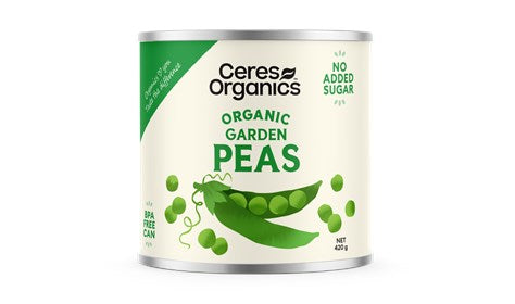 Organic Garden Peas 420g