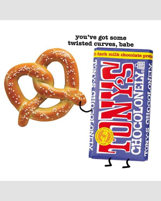 Tonys Chocolonely Toffee Pretzel