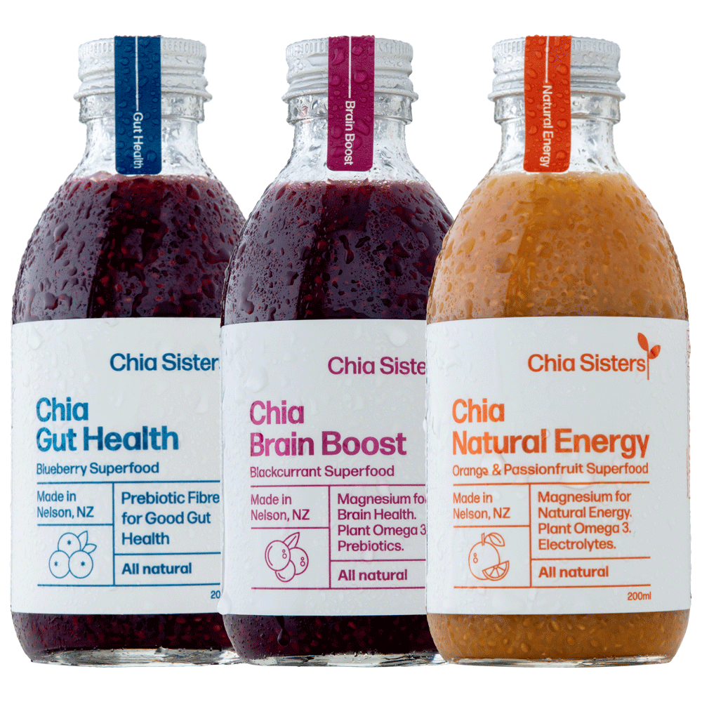 Chia Sisters Trio - Brain Boost, Gut Health & Energy