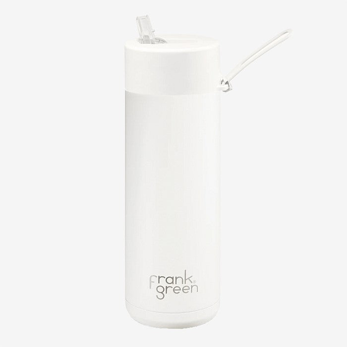 Frank Green Ceramic Reusable Bottle with Straw Lid 20oz