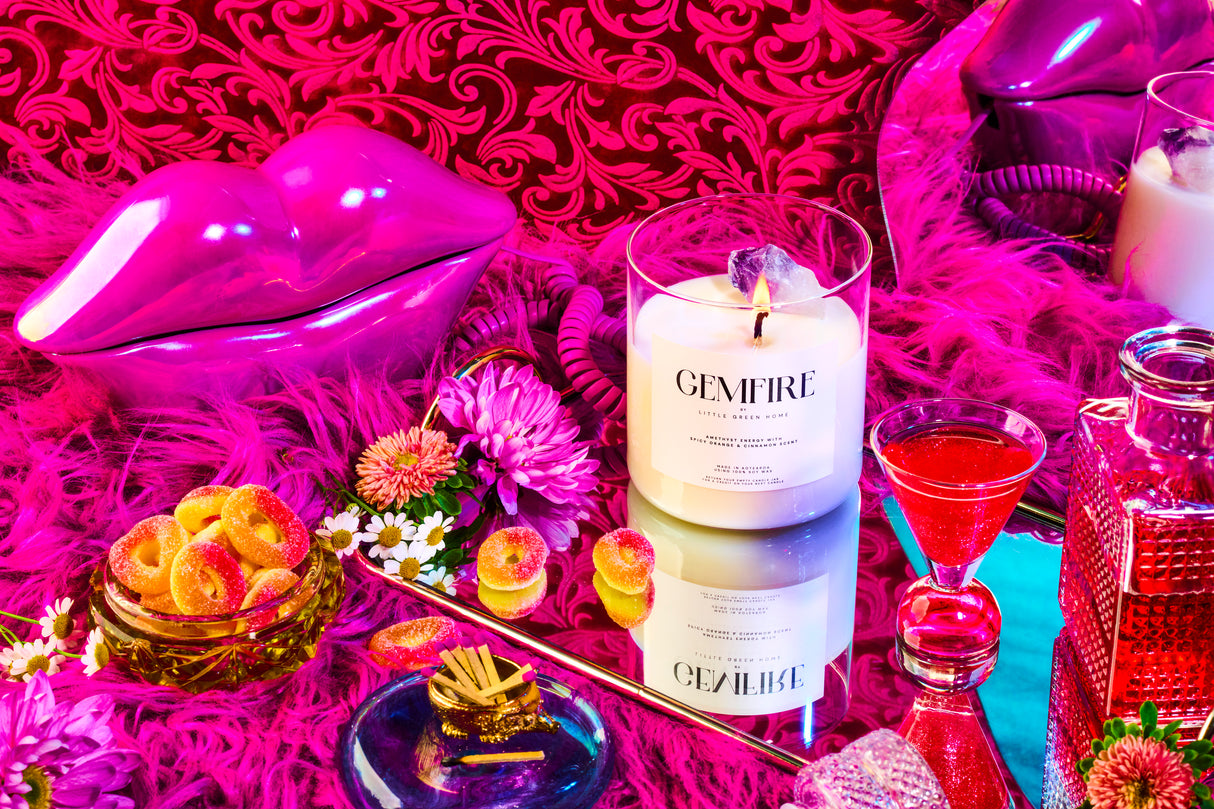 Crystal Candle Gem of Fire