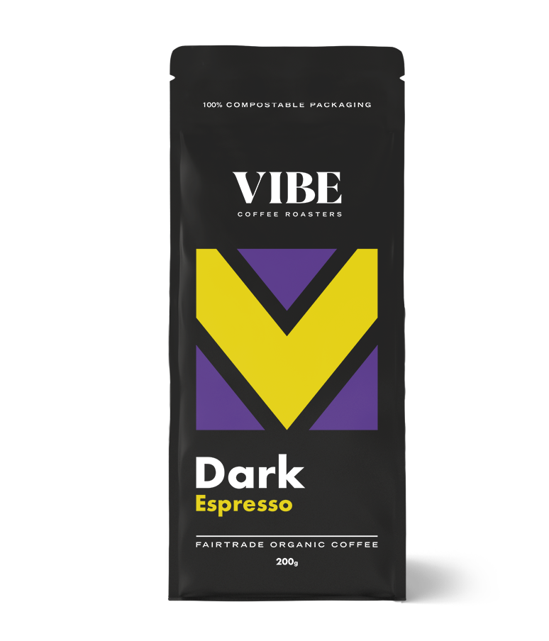 VIBE Organic Fair Trade Dark Coffee ESPRESSO