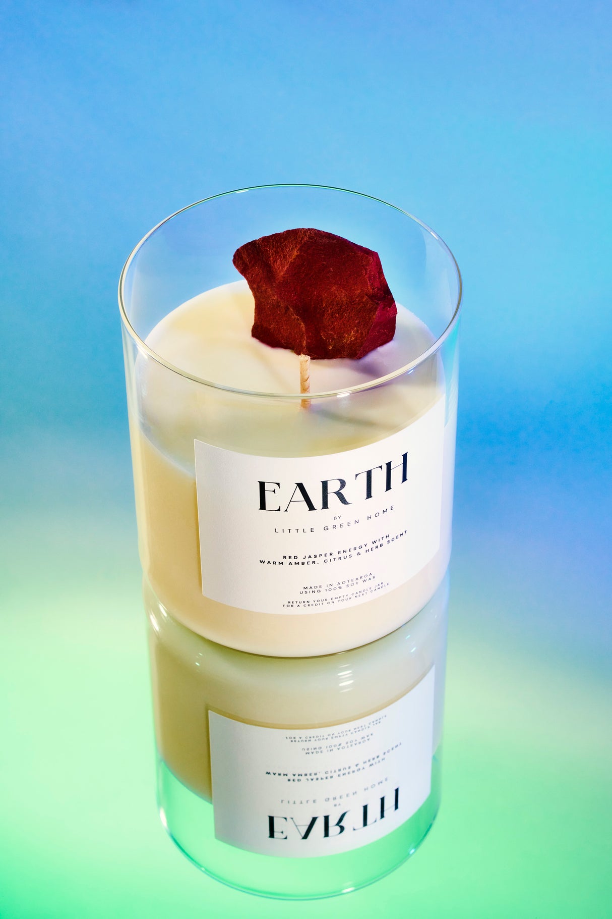 Crystal Candle Earth