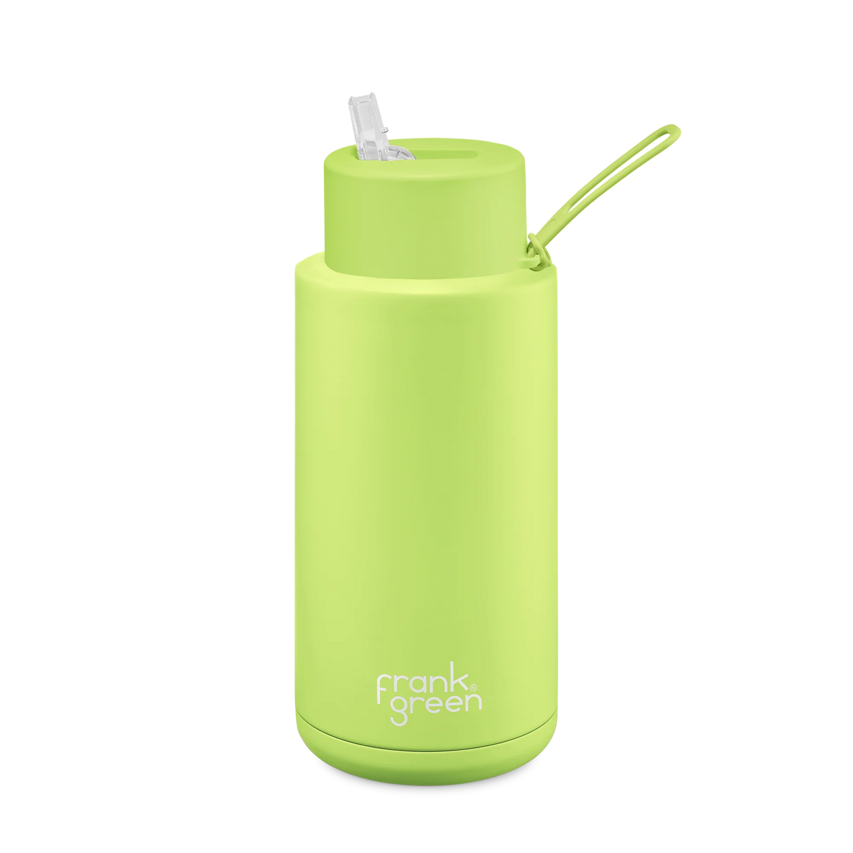 Frank Green Ceramic Reusable Bottle with Straw Lid 34oz