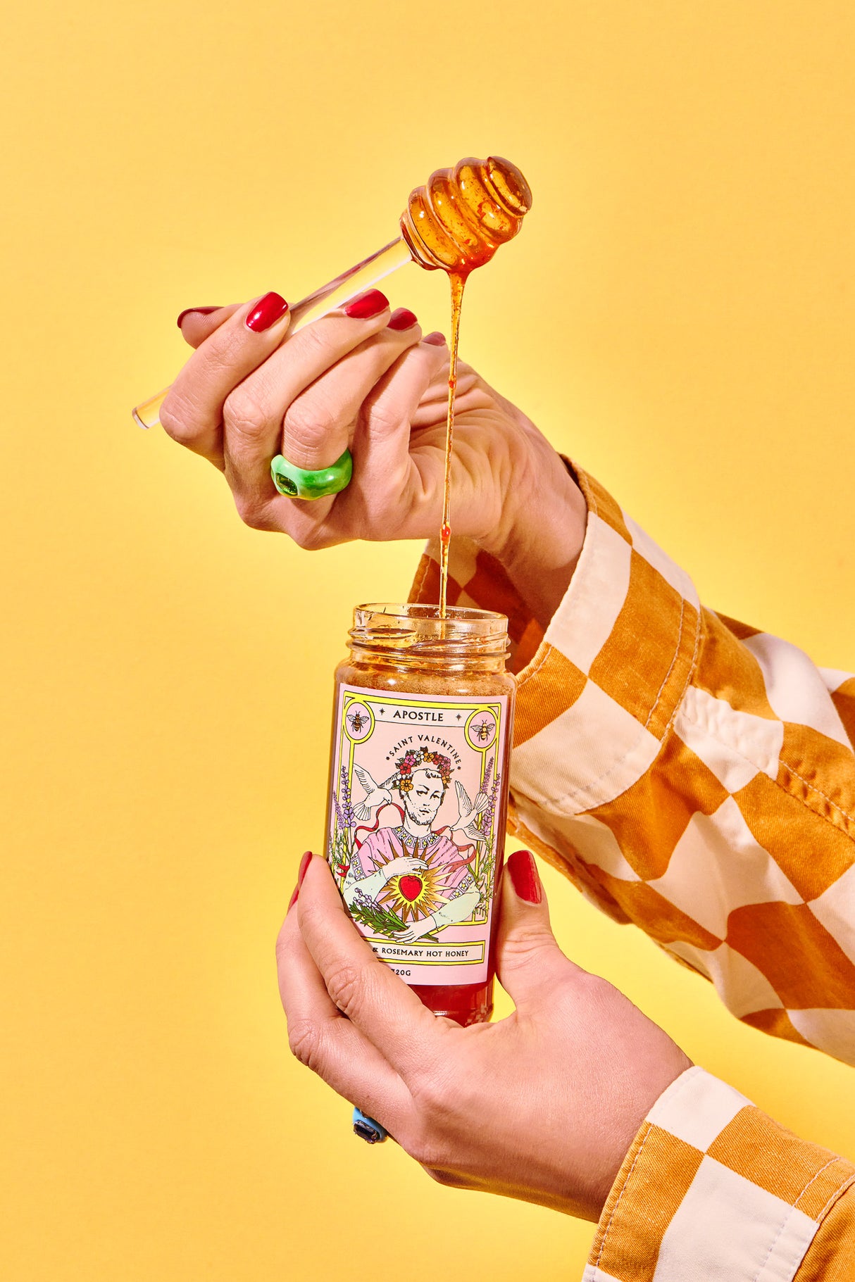 Apostle Saint Valentine Lavender & Rosemary Hot Honey 320g