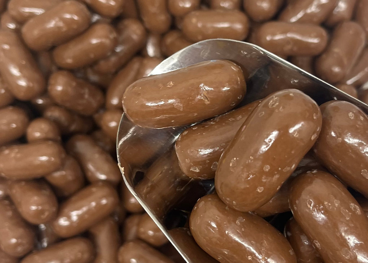 Milk Chocolate Licorice Bullets