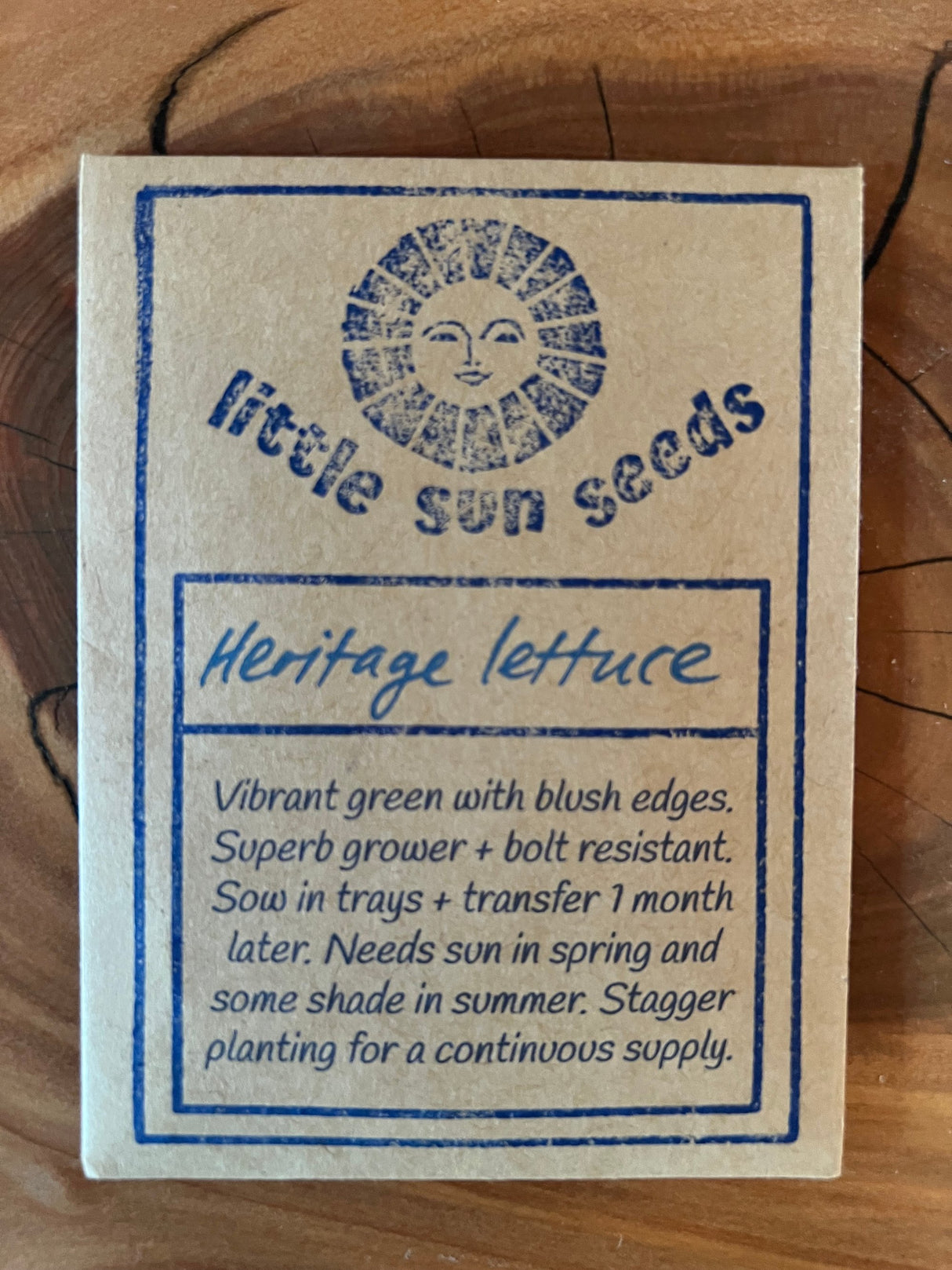 Little Sun Seeds Heritage Lettuce