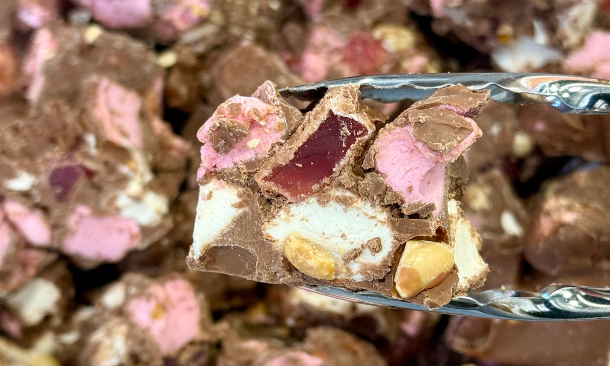 Raspberry Rocky Road