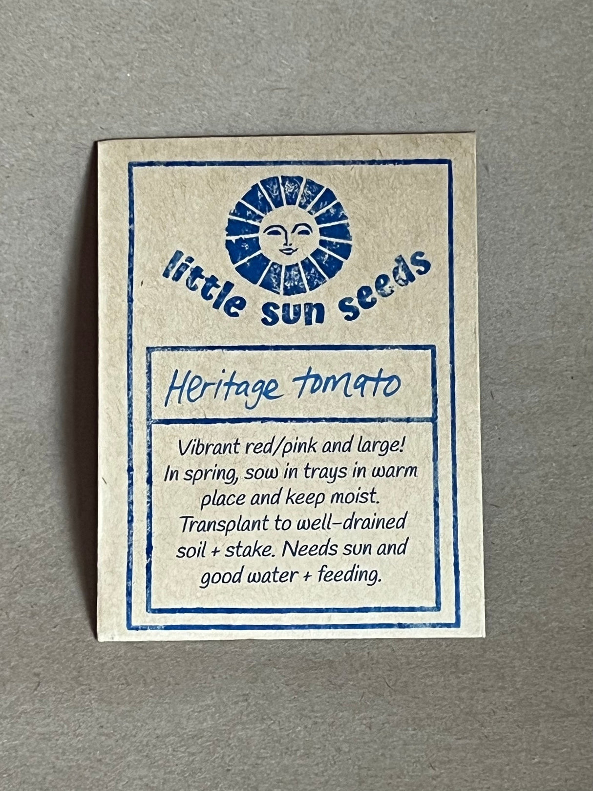 Little Sun Seeds Heirloom Tomato