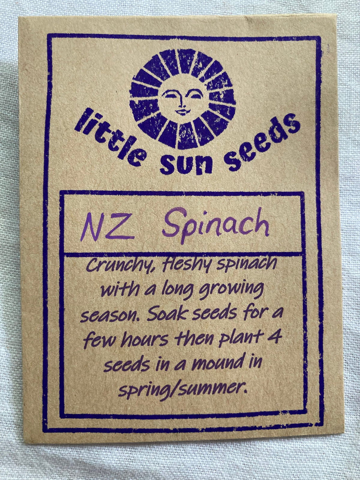 Little Sun Seeds NZ Spinach