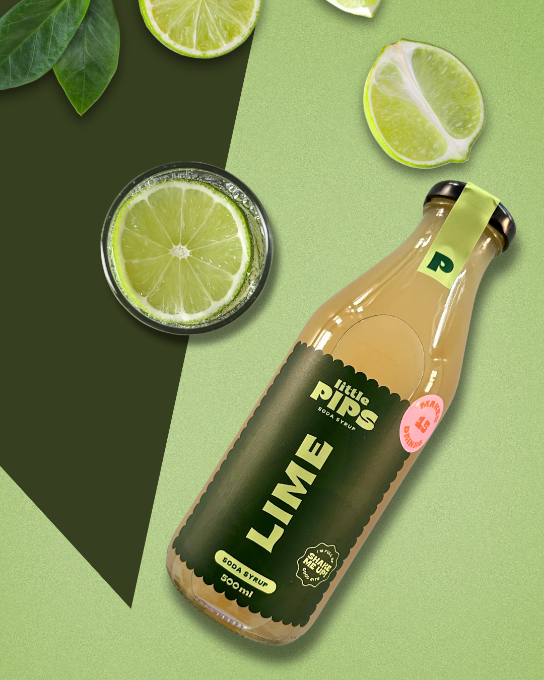 Little Pips Soda Syrup Lime