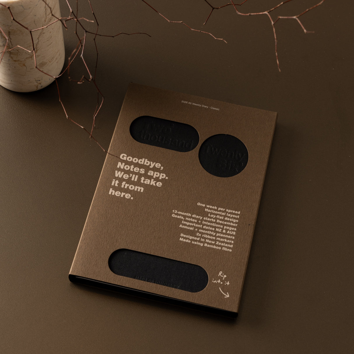 Made of Tomorrow Weekly Planner 2026 Licorice