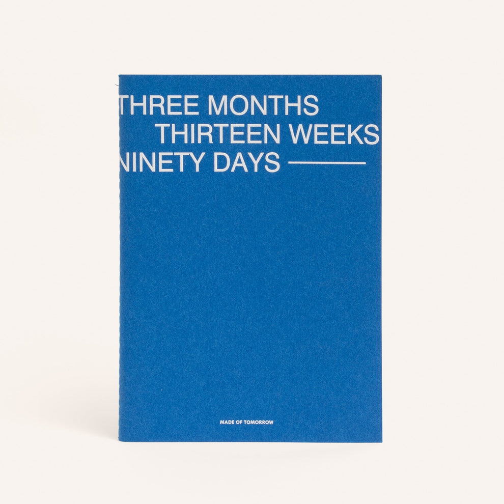 Made of Tomorrow Three Monthly Planner - Azure