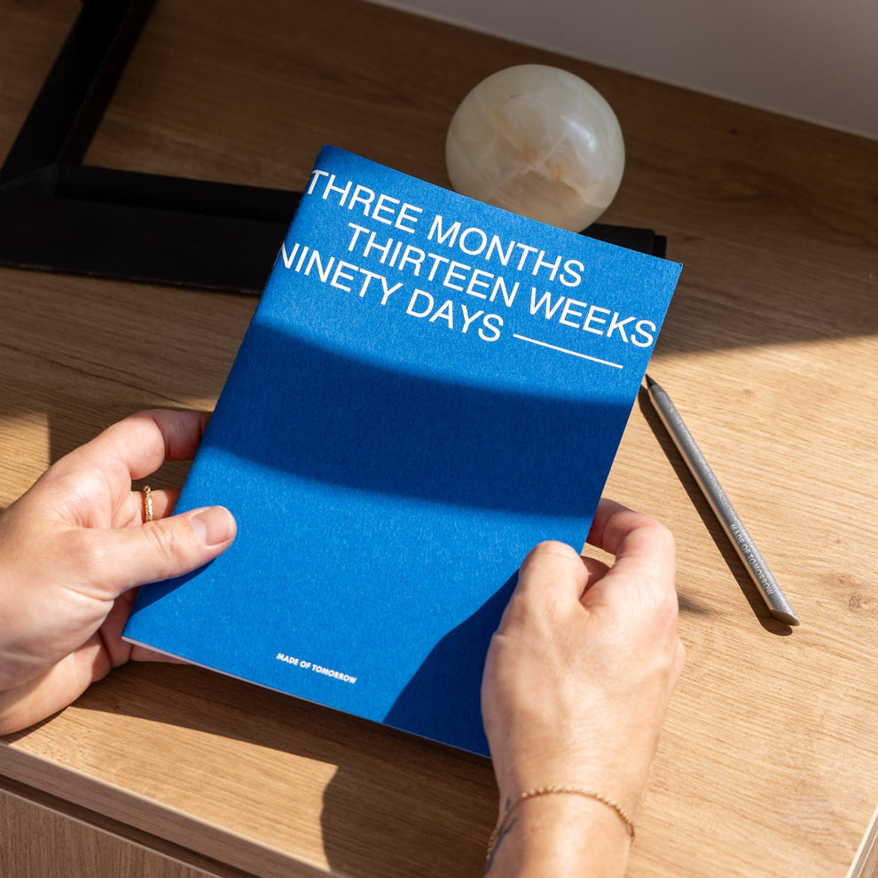 Made of Tomorrow Three Monthly Planner - Azure