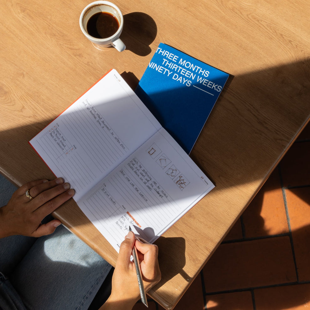 Made of Tomorrow Three Monthly Planner - Azure