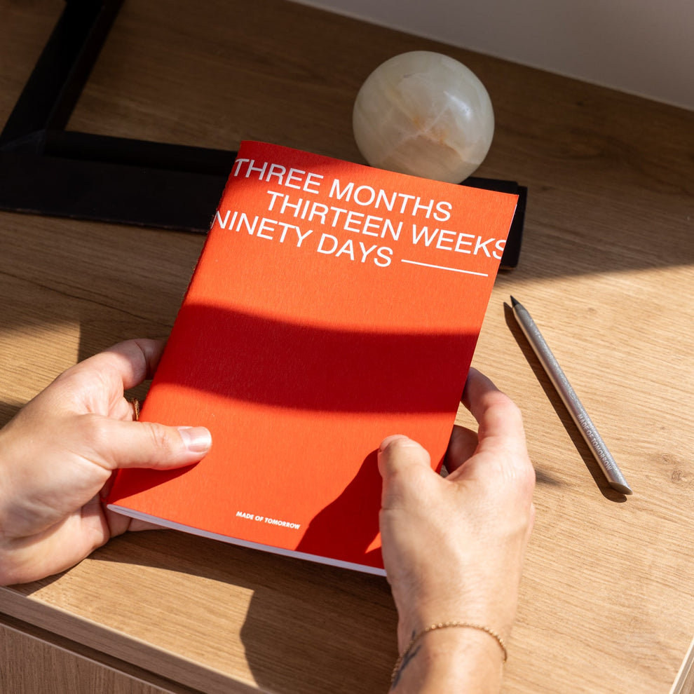 Made of Tomorrow Three Monthly Planner - Guava