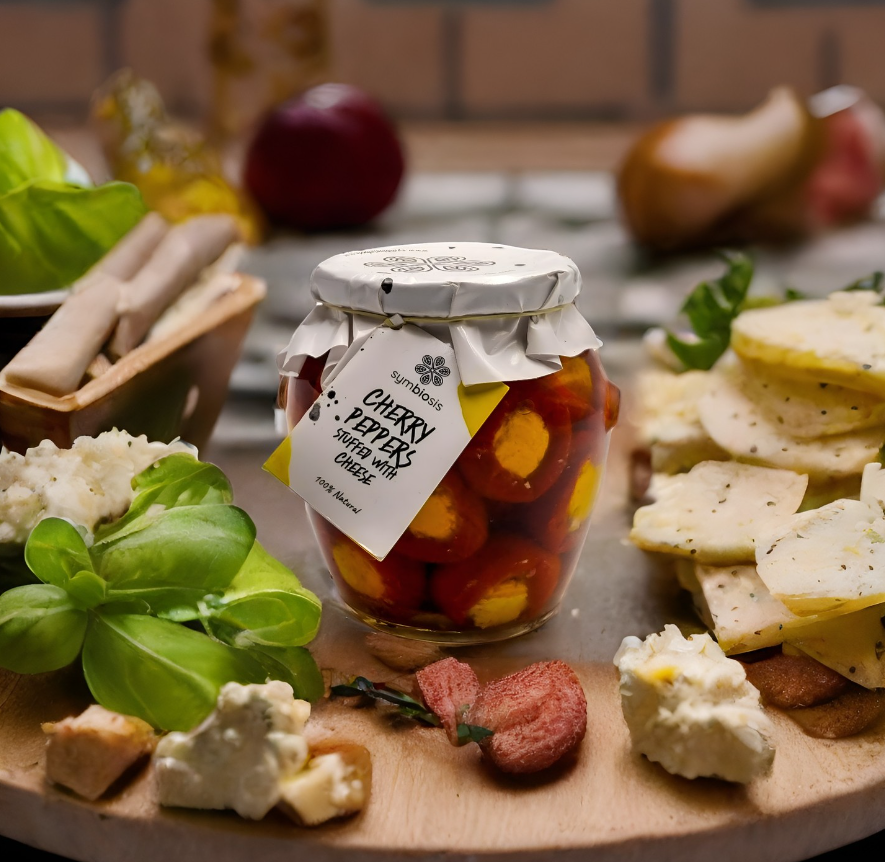 Symbiosis Red Cherry Peppers with Cheese