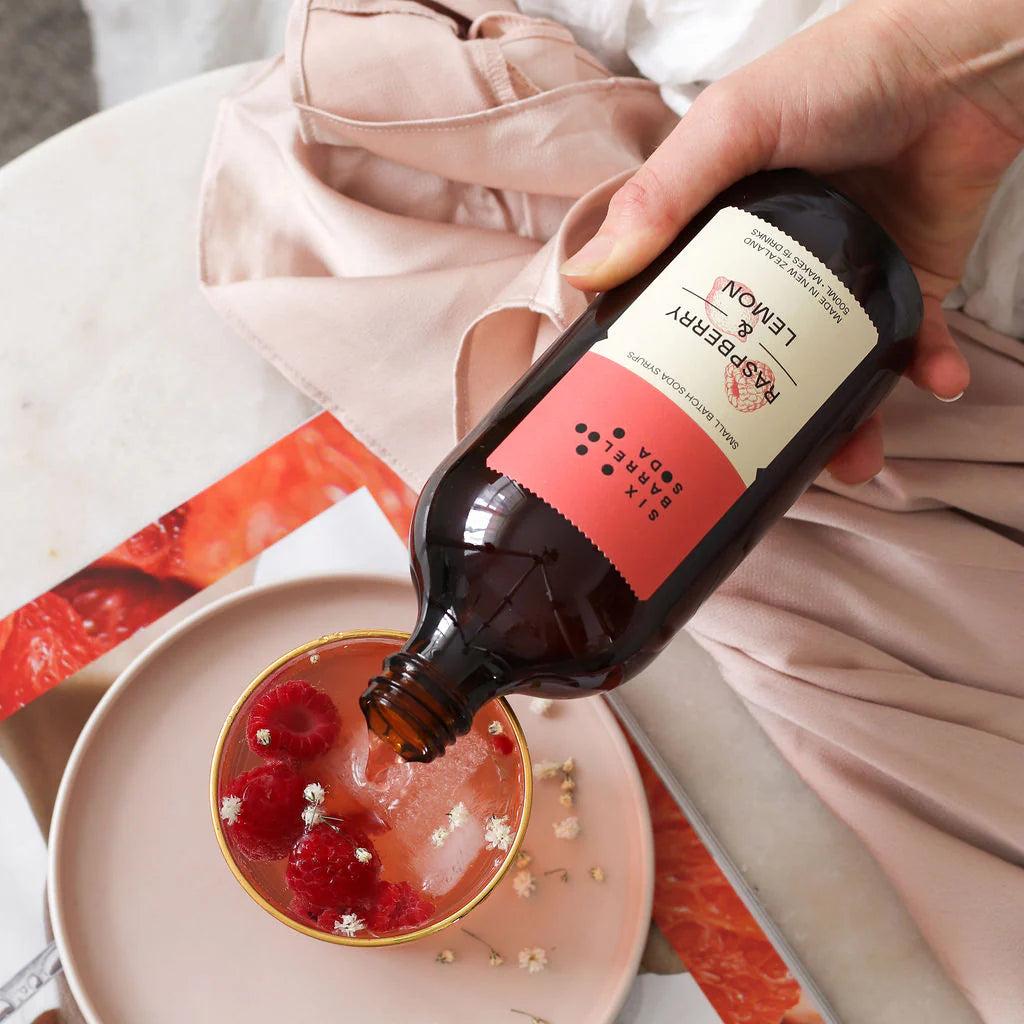 Six Barrel Soda Raspberry & Lemon Soda Syrup