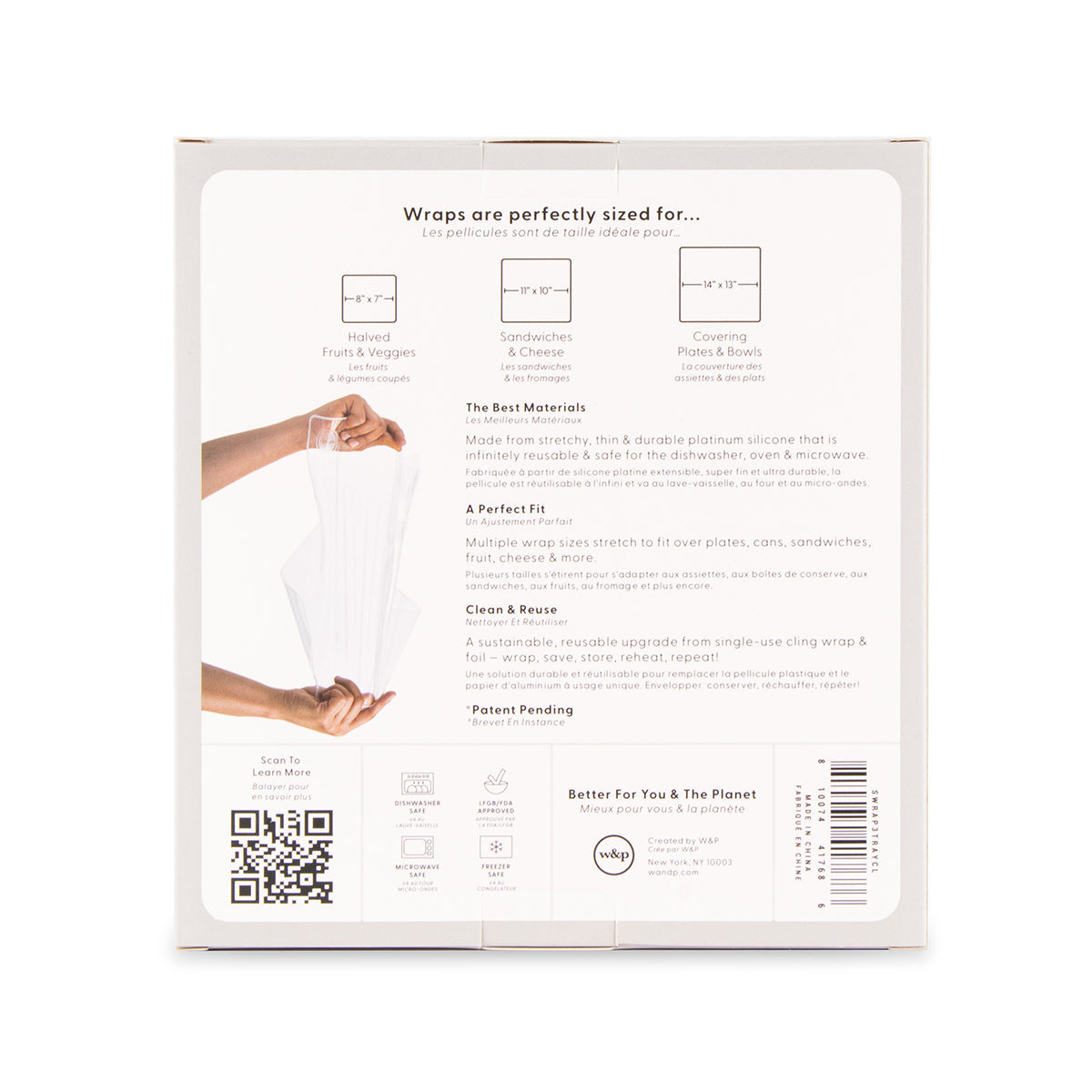 Reusable Stretch Wrap (set of 3)