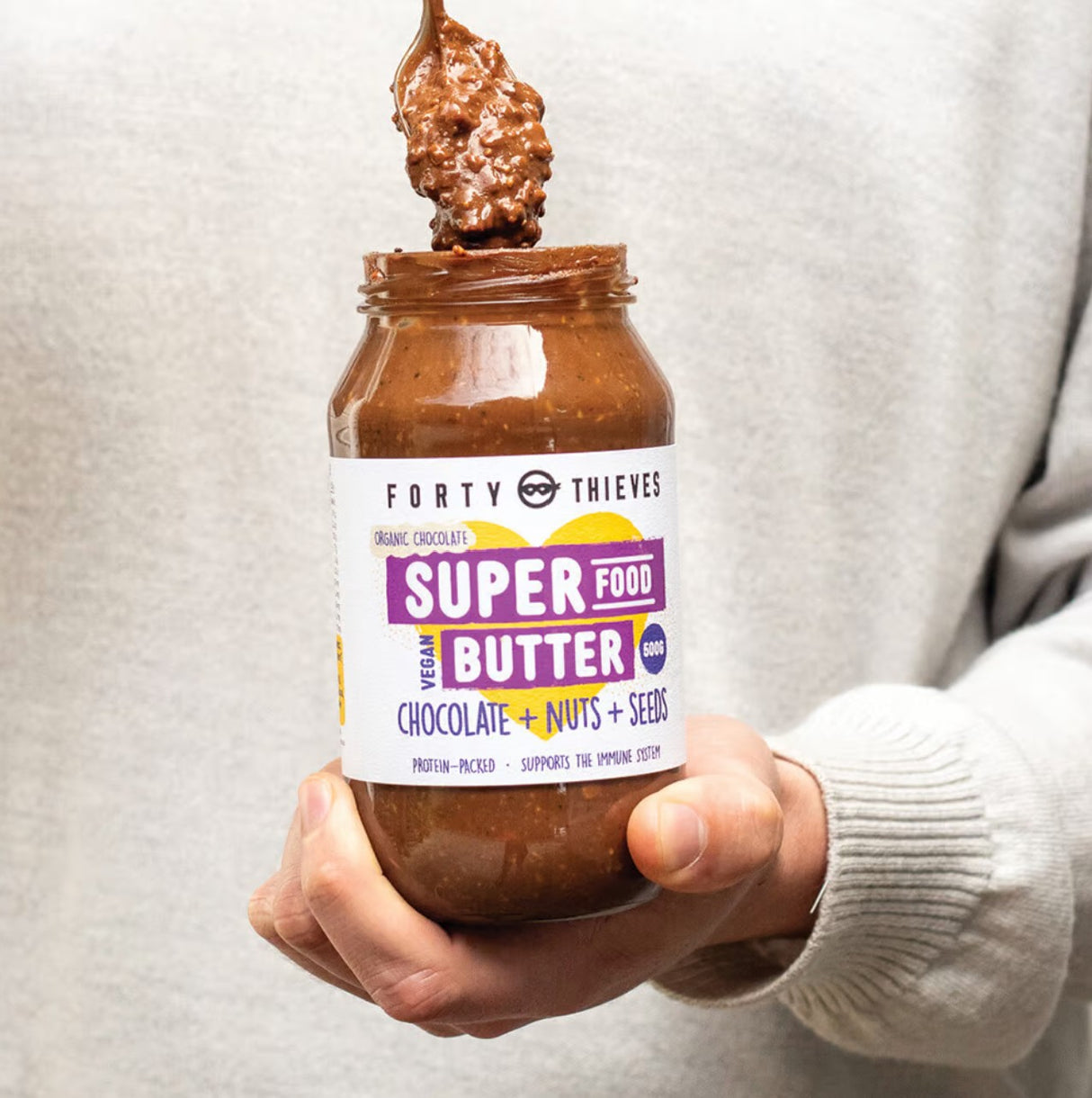 SuperFood Butter; Chocolate, Nuts + Seeds