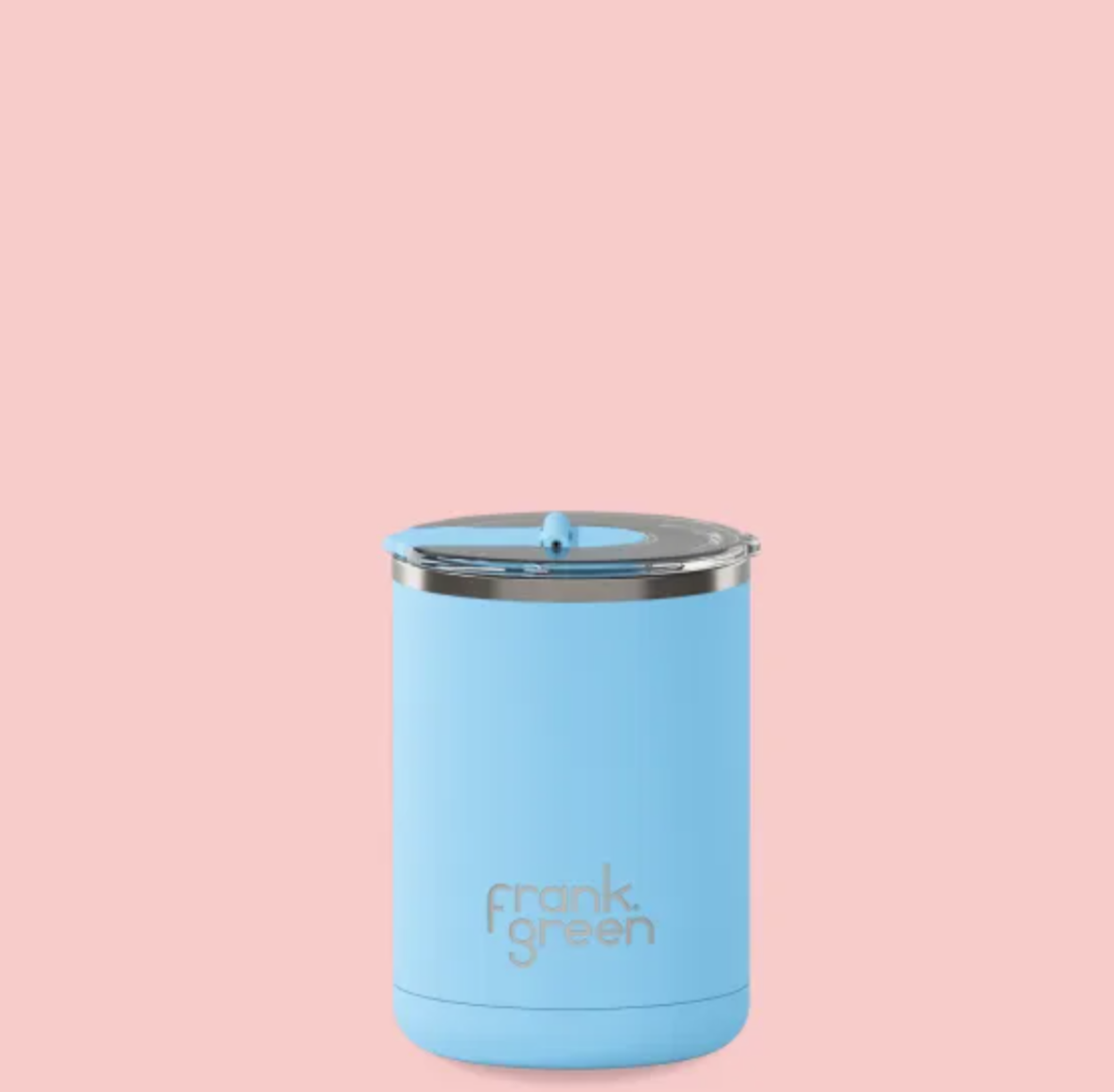 Frank Green Cup Hinged Lid Sky Blue 12oz