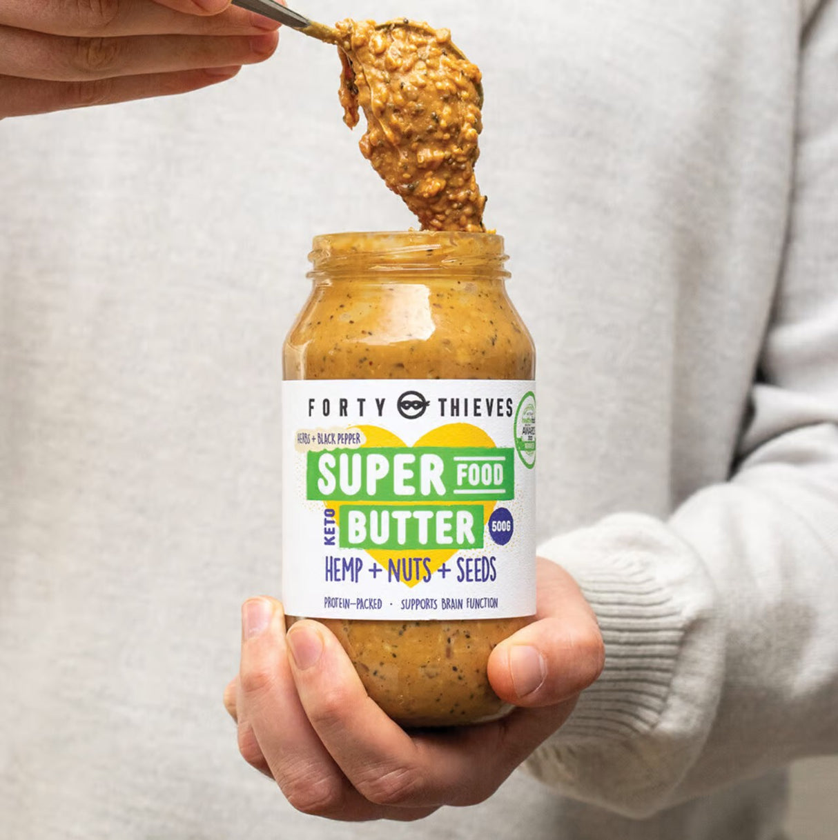 SuperFood Butter; Hemp, Nuts + Seeds