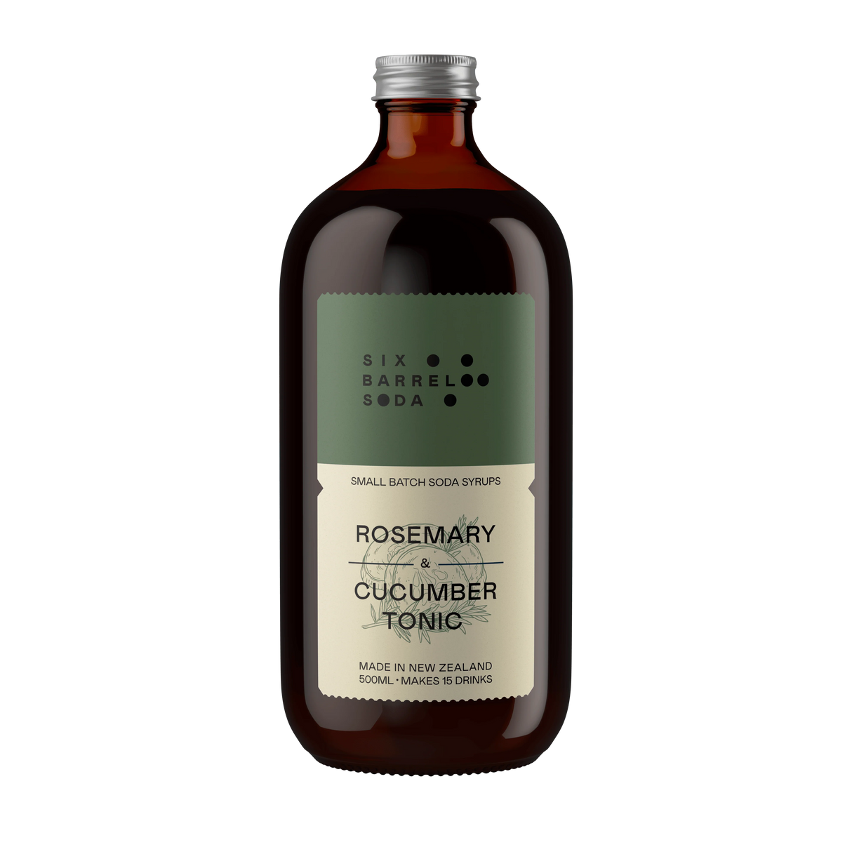 Six Barrel Soda Rosemary & Cucumber Tonic Syrup