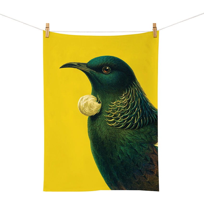 Bright Tui Tea Towel