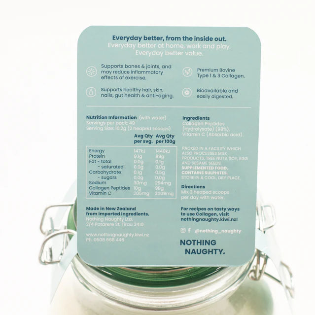 Pure Collagen & Vitamin C - 500g Jar