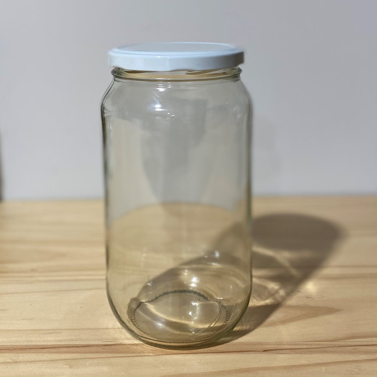 1000ml Food twist jar with white twist cap 0.46kg