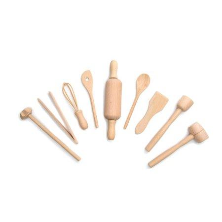 Kids' 9-Piece Beechwood Baking Set - Refill Nation