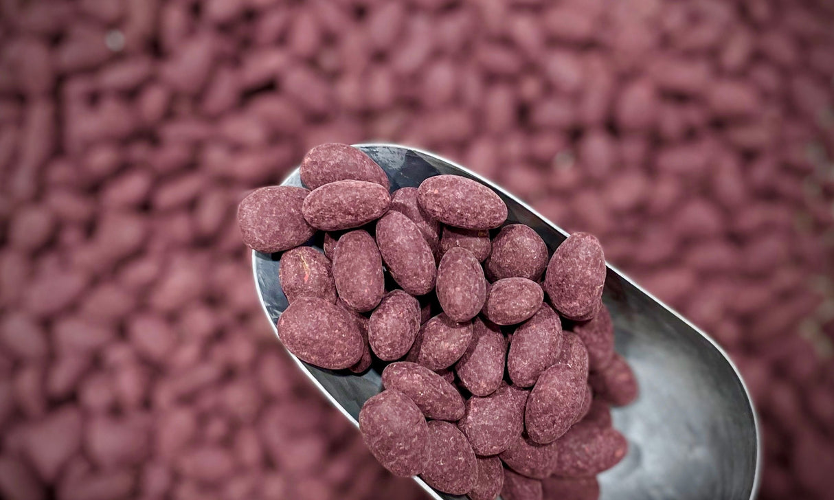 Raspberry & Dark Chocolate Almonds