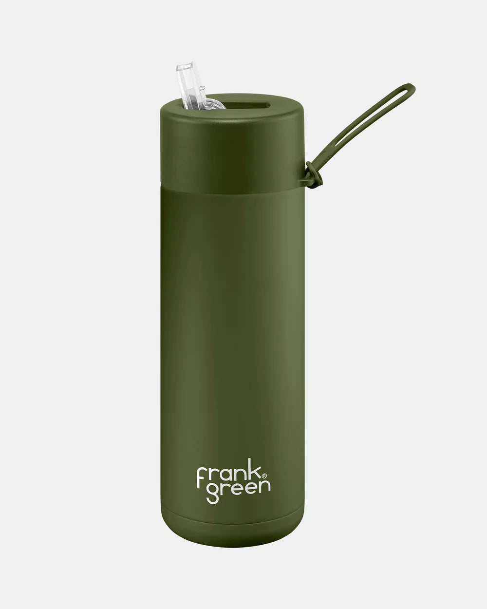 Frank Green Ceramic Reusable Bottle with Straw Lid 20oz