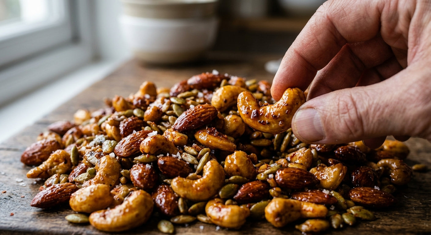 Sweet Chilli Maple Roasted Nut Mix
