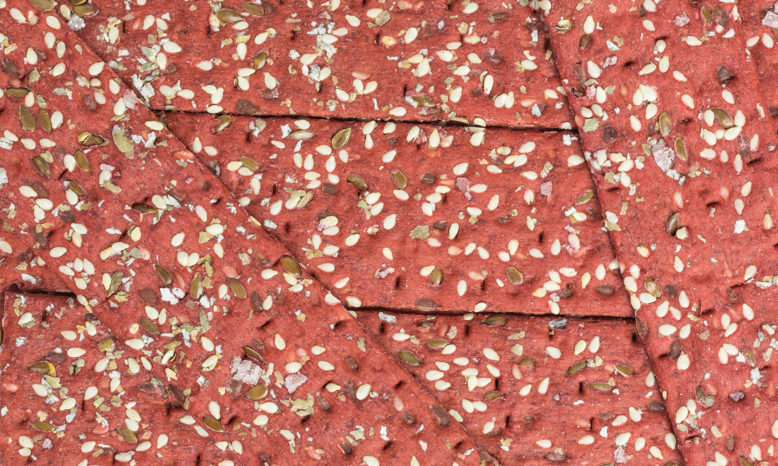 Beetroot & Herb Seedy Crackers