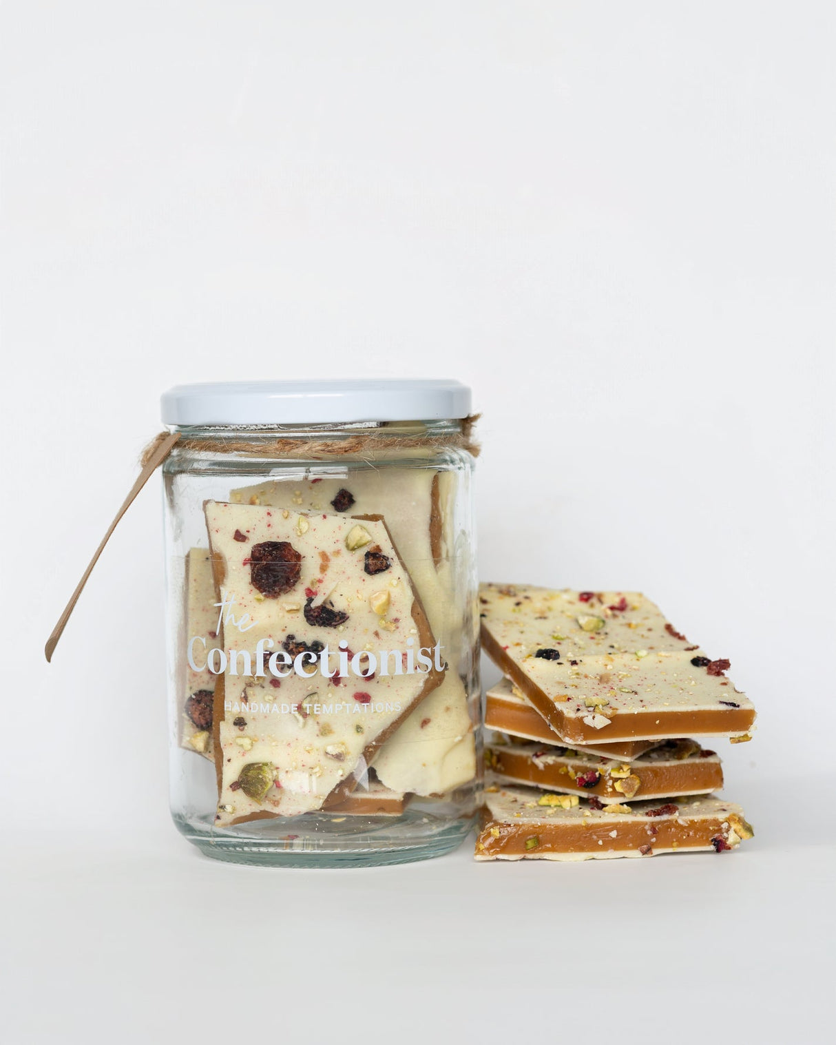Confectionist White Chocolate & Summer Berry Toffee 200g