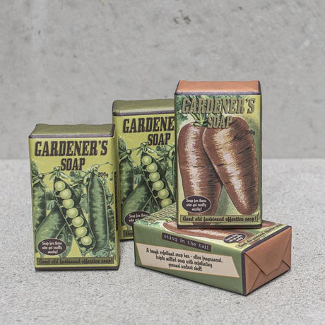Gardener Soap Carrot Design