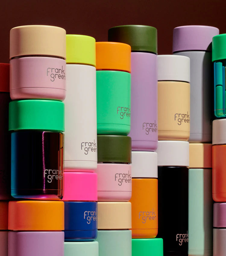 Frank Green Ceramic Midnight Reusable Cup w push lid 8oz