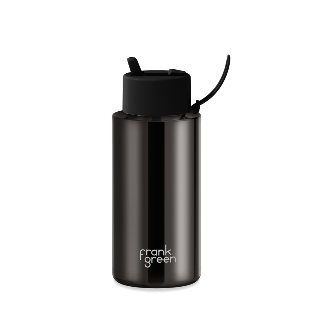 Frank Green 34oz Shadow Chrome with Flip Straw Lid